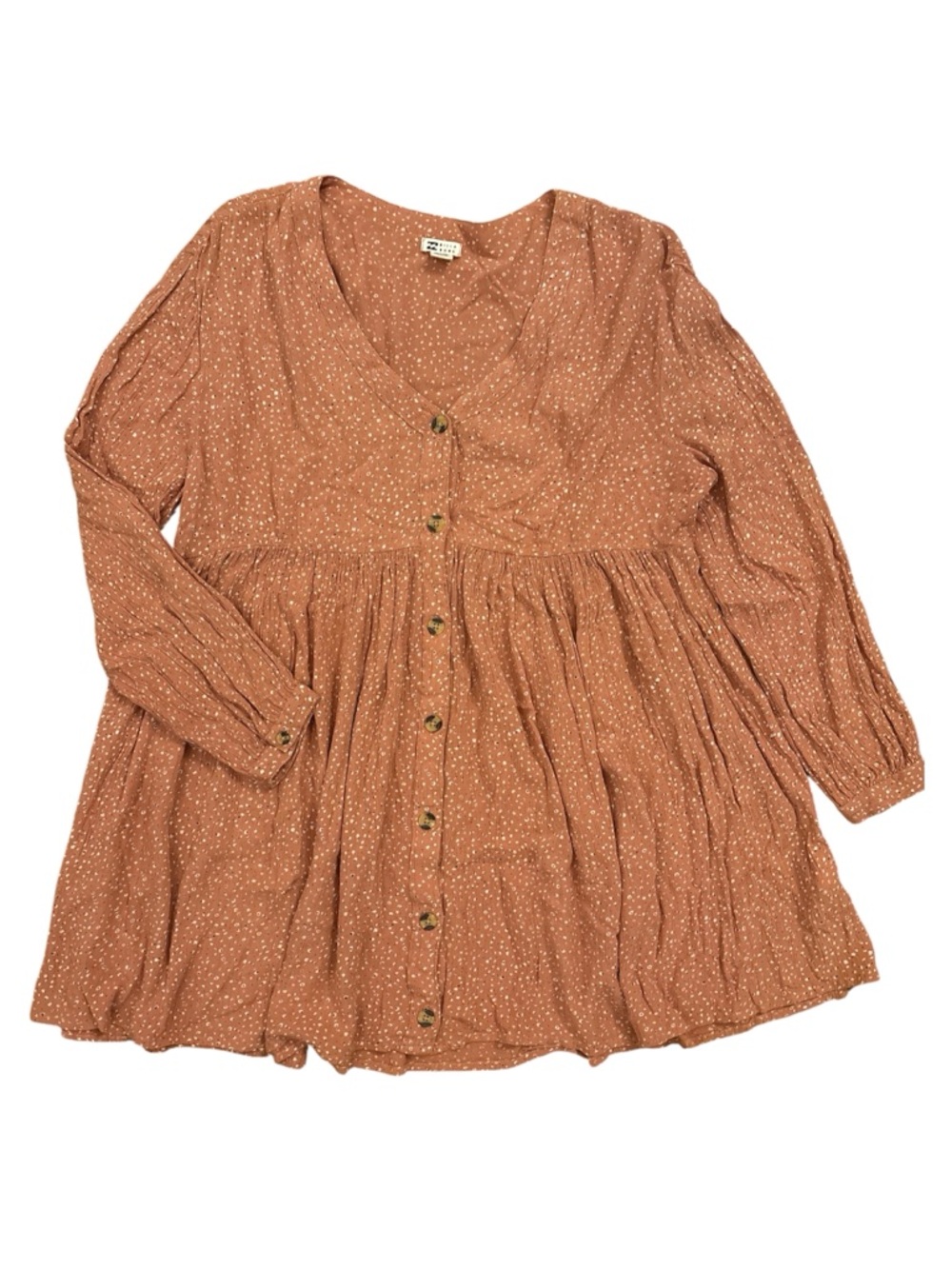 Women's Billibong On The Way Babydoll Dress - Picture 2 of 9